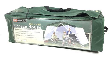 ozark trail 13x10 screen house canopy metal polessetup instructions|ozark trail tent manual.